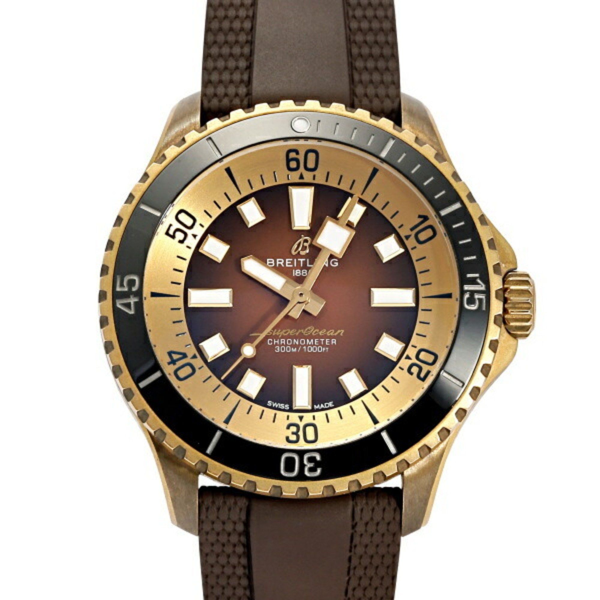 Breitling BREITLING Superocean Automatic 44 N17376201Q1S1 Brown Dial Men's Watch __ Size ONE SIZE - 1 Thumbnail