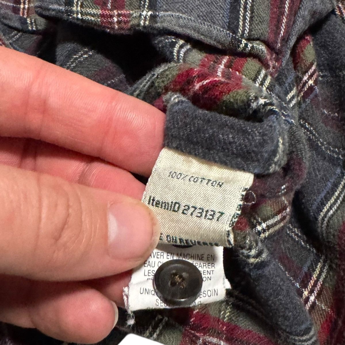 L.L. Bean L.L. Bean Plaid Flannel Button Down Shirt Men's Large Size US L / EU 52-54 / 3 - 4 Thumbnail