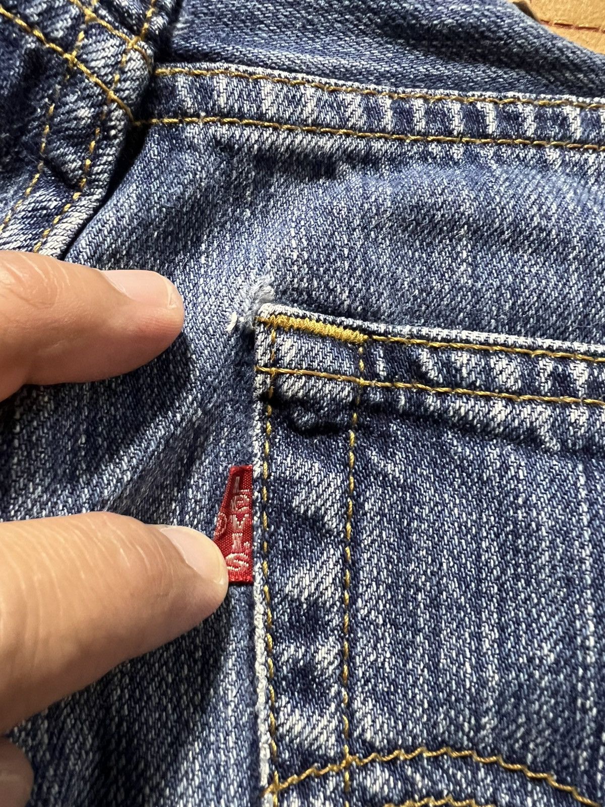 If Six Was Nine × Levi's 💥Baggy💥Vintage 90’s Levis 512 Washed Jeans Very Rare Size US 28 / EU 44 - 14 Thumbnail