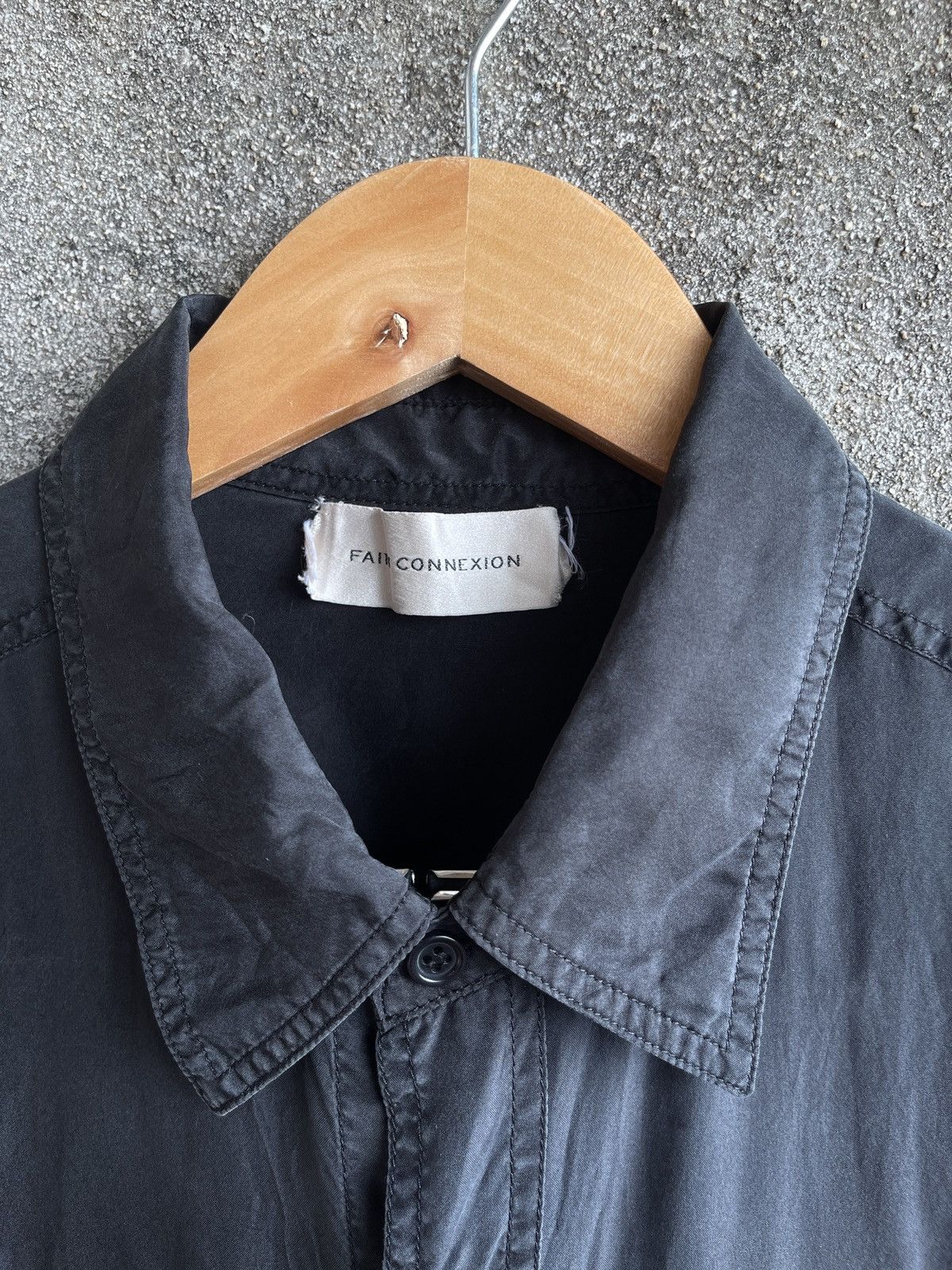 Faith Connexion FAITH CONNEXION SILK PONGE SHIRT BUTTON UP LONG SLEEVE Size US XS / EU 42 / 0 - 7 Thumbnail