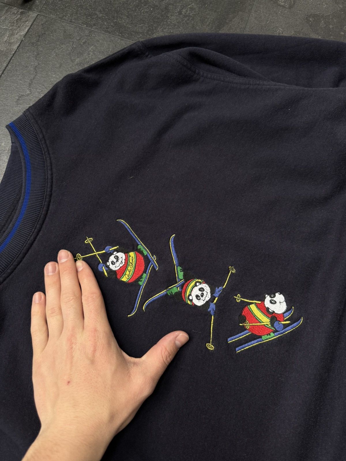 Carlo Colucci × Vintage Vintage Carlo colucci big logo sweatshirt Size US L / EU 52-54 / 3 - 4 Thumbnail