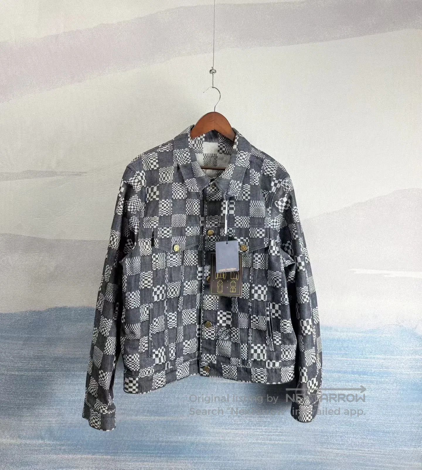 Louis Vuitton Louis Vuitton Checkerboard Denim Jacket. Size US L / EU 52-54 / 3 - 1 Thumbnail