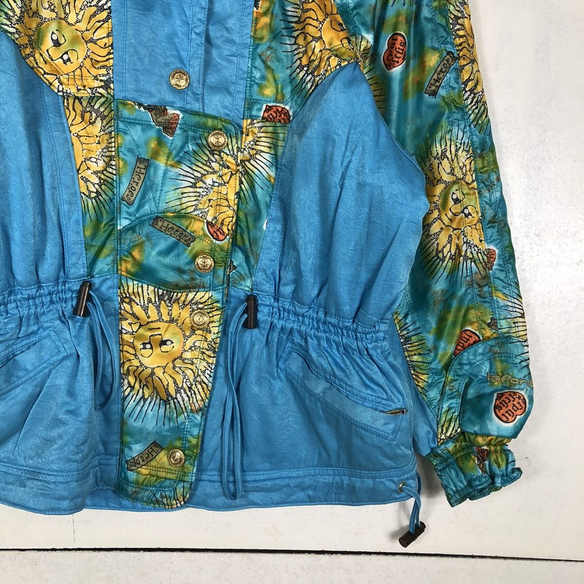 Japanese Brand 📌VINTAGE BOMBER JACKET SKI WINTER LAFONT ITALY FULL PRINT Size US L / EU 52-54 / 3 - 6 Thumbnail