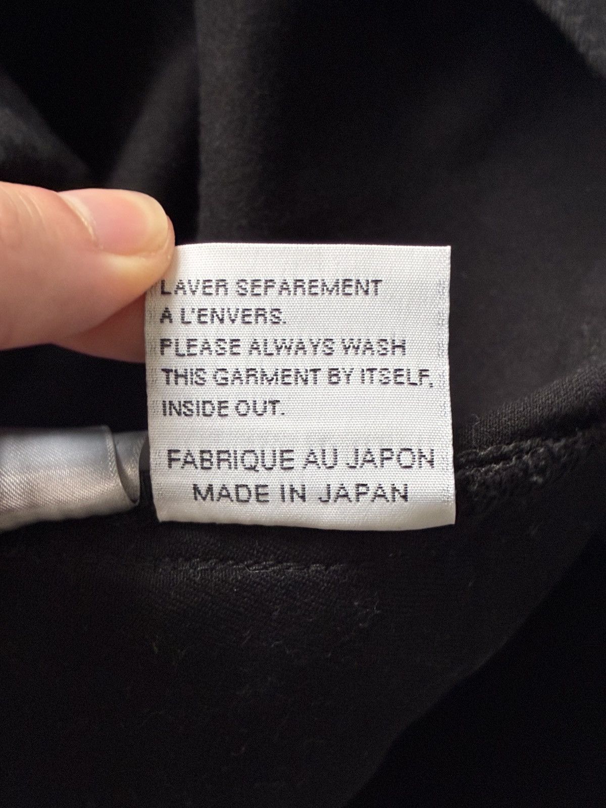 Dior Dior Japan Hedi Slimane Black Skinny Pants Size US 29 - 13 Thumbnail