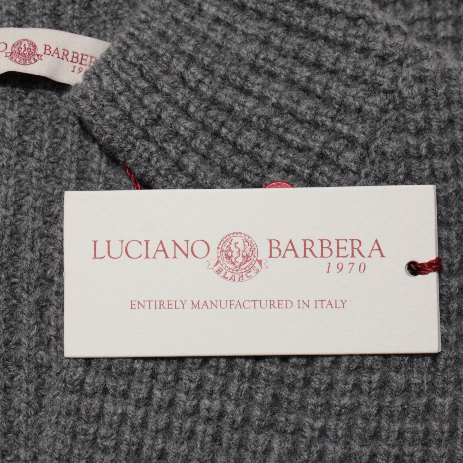 Luciano Barbera Luciano Barbera Sweater Size US M in Gray Size US M / EU 48-50 / 2 - 2 Thumbnail