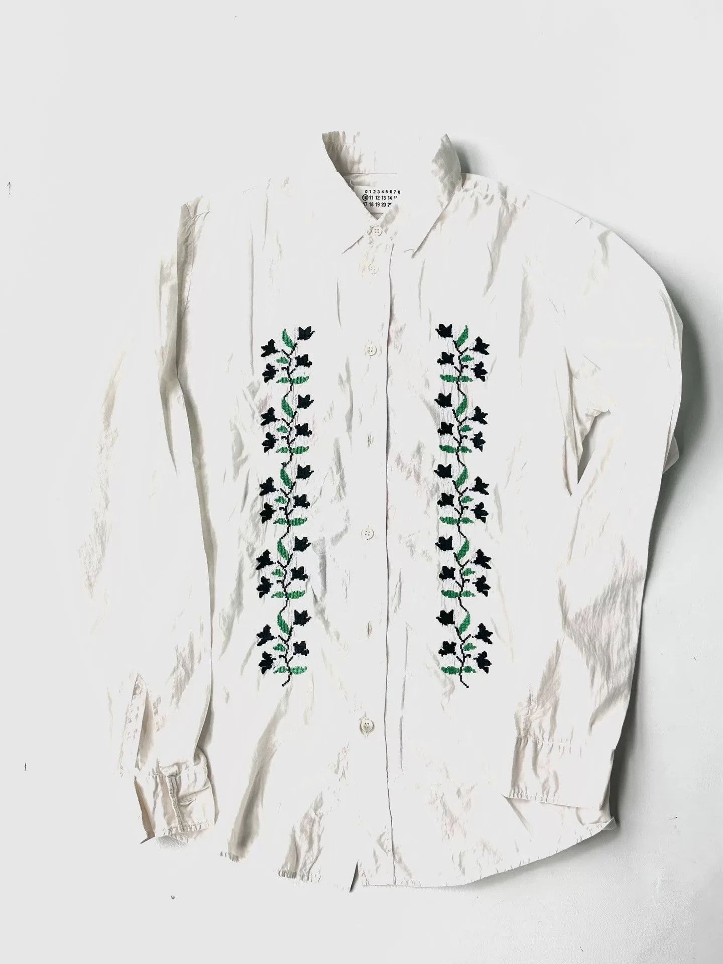 Maison Margiela Maison Margiela Rose Floral Shirt Size US M / EU 48-50 / 2 - 1 Thumbnail