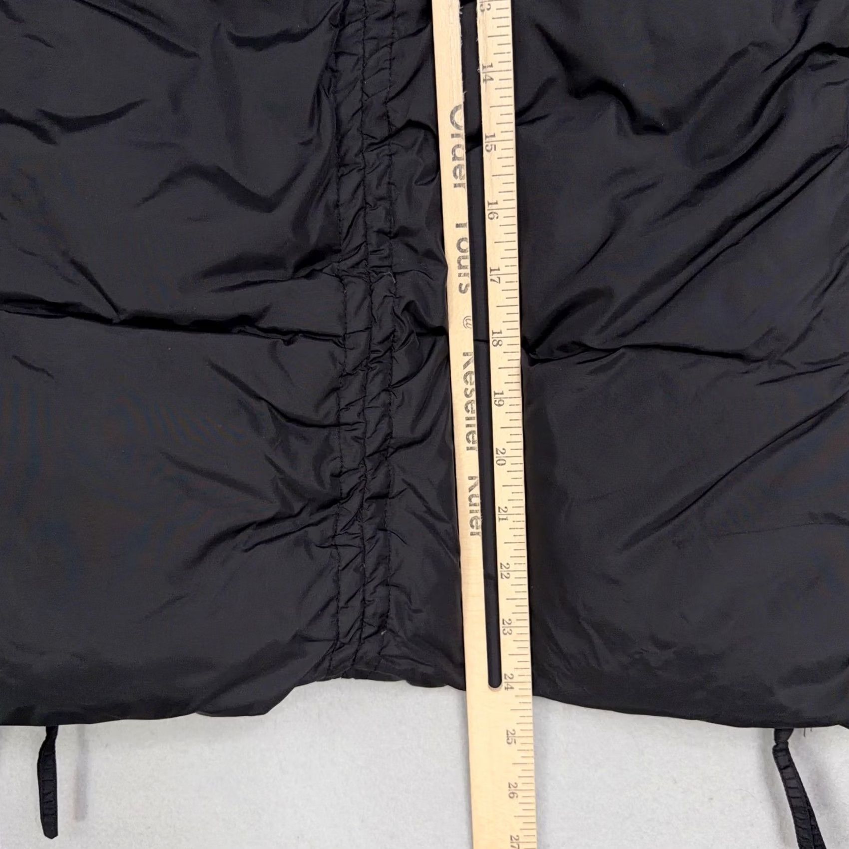 Vintage MODA INTERNATIONAL Womens Small Black Down Puffer Quilted Zip Jacket Size S / US 4 / IT 40 - 7 Thumbnail