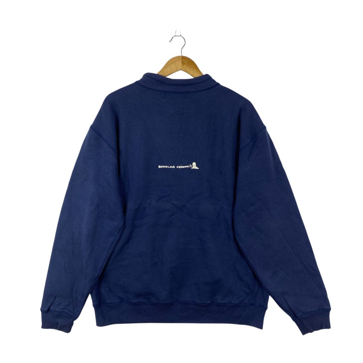 Vintage Vtg 90s Freeway Yokohama Japanese Streetwear 1/4 Zip L Navy Size US L / EU 52-54 / 3 - 2 Thumbnail