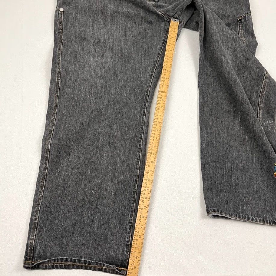 Coogi VINTAGE COOGI Jeans 42x32 Gray Denim Wide Leg Baggy Hip Hop Embroidered 90s Mens Size US 42 / EU 58 - 6 Thumbnail