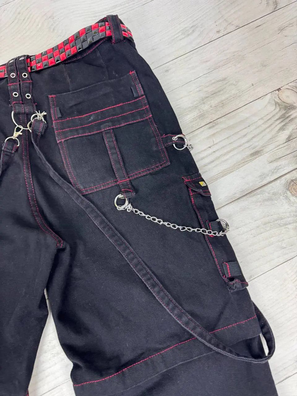 Vintage Romwe Skull Baggy Pants Y2K Size US 32 / EU 48 - 16 Thumbnail