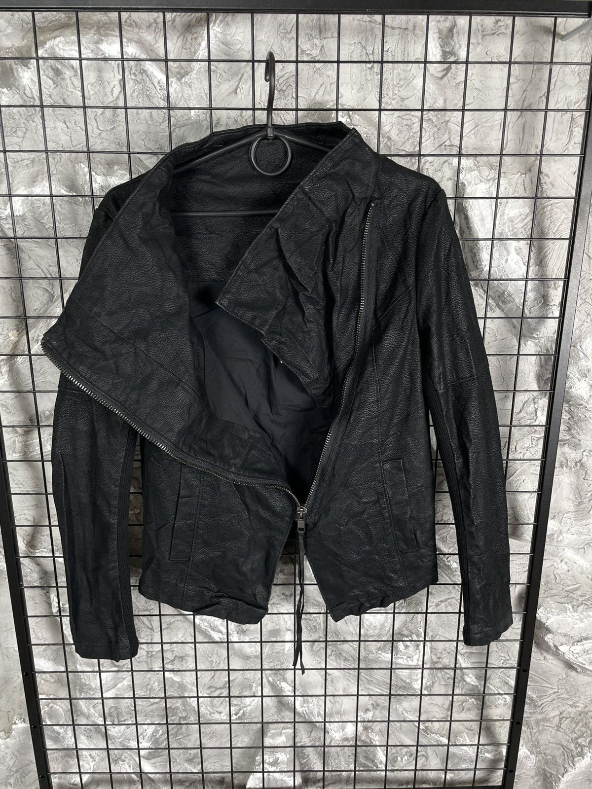 If Six Was Nine Vintage Archive Asymmetrical Zip Jacket LGB Rick Owens Vibe Size US S / EU 44-46 / 1 - 11 Thumbnail