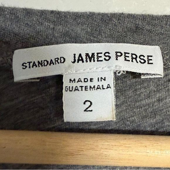 James Perse James Perse Standard Grey Scoop Neck Tee Size 2 Size S / US 4 / IT 40 - 3 Thumbnail