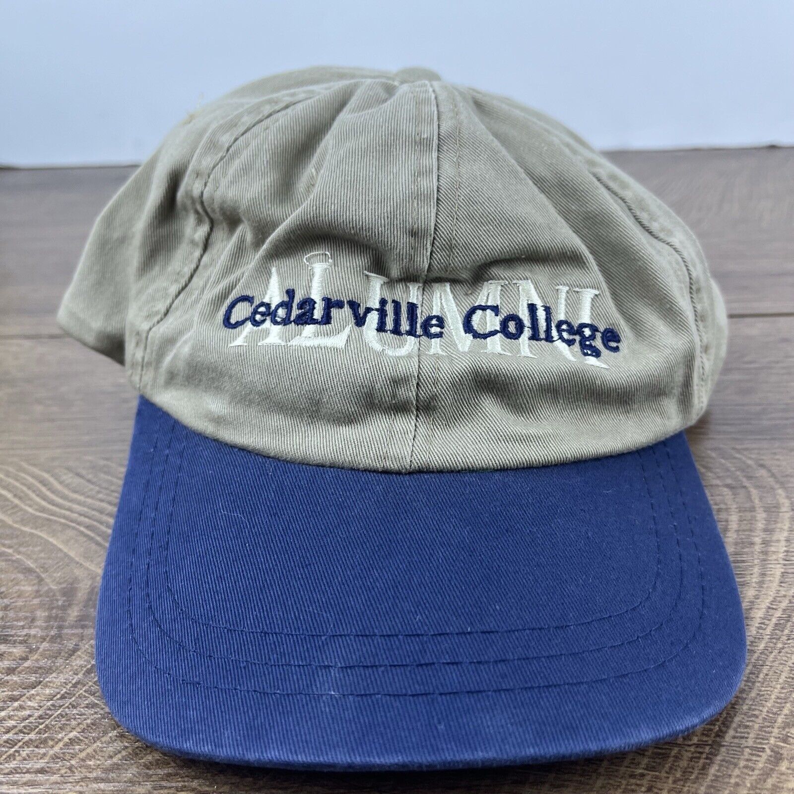 Other Cedarville College Alumni Hat Brown Cap Adjustable Brown Tan Size ONE SIZE - 2 Thumbnail