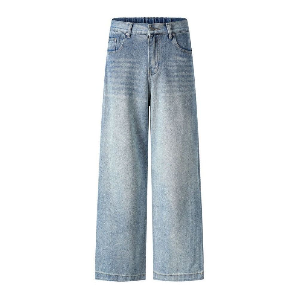 Vintage Retro American style loose gradient wide-leg jeans Size US 32 / EU 48 - 1 Thumbnail