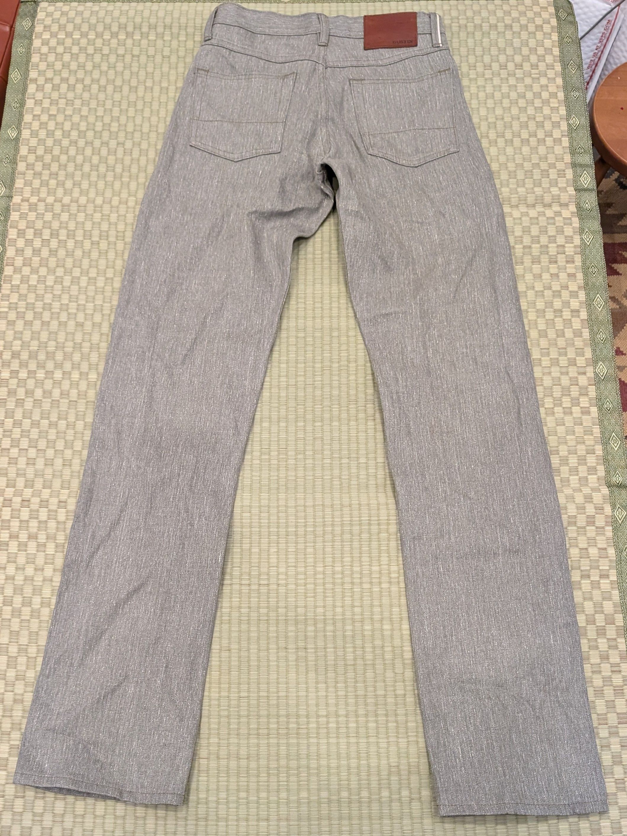 Gustin LNWOT Gustin #520 Heather Green Grey Selvedge Denim Jeans Size US 29 - 2 Thumbnail