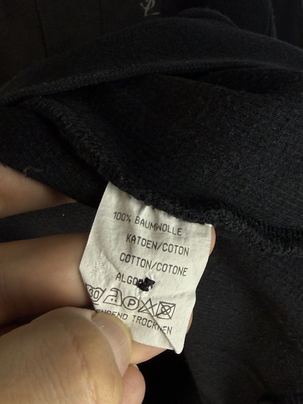 Yves Saint Laurent 90s YSL Sweatshirt Black Sweater Vintage Quarter Zip Up Size US XL / EU 56 / 4 - 6 Thumbnail