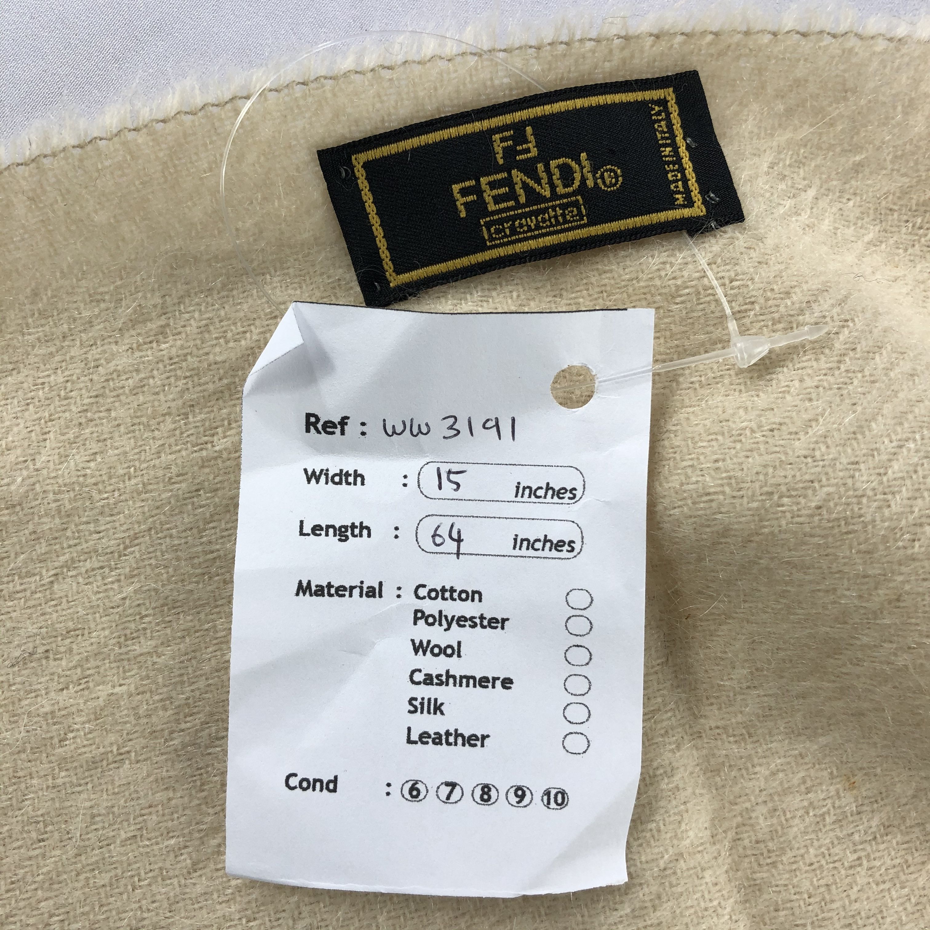 Vintage Fendi Scarf / Muffler / Neckwear - WW3191 Size ONE SIZE - 10 Thumbnail