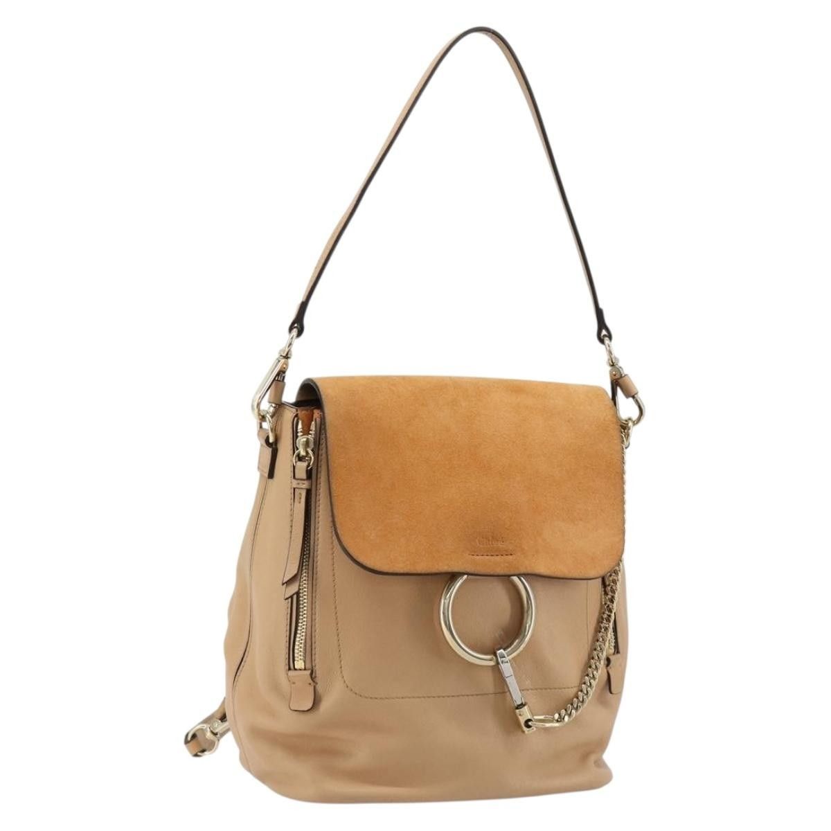 Chloe Chloe Faye Backpack Suede with Applique Size ONE SIZE - 1 Thumbnail
