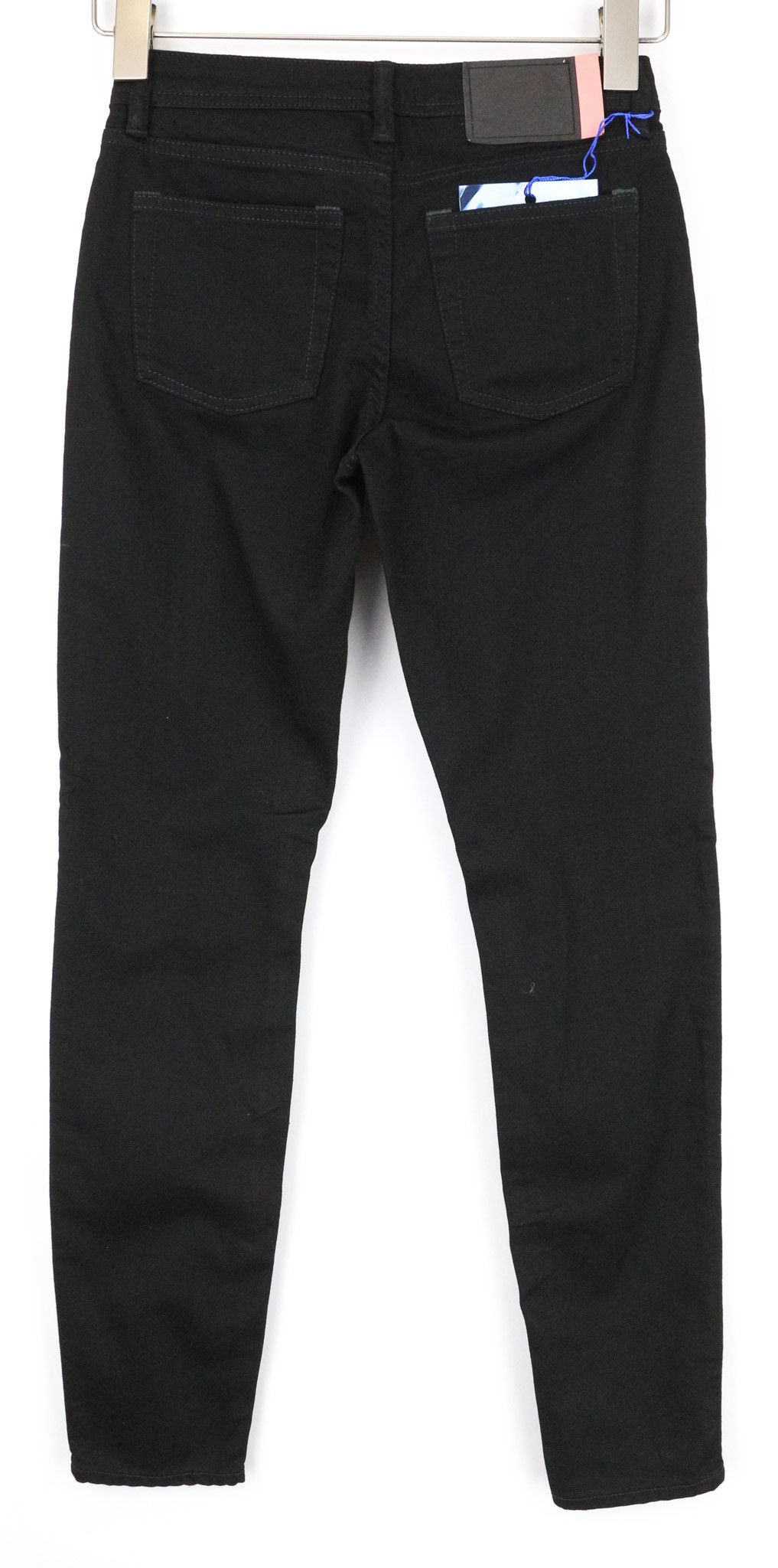 Acne Studios W24/L32 Slim Fit Black Denim Jeans 74064 Size 24" / US 00 / IT 34 - 2 Thumbnail