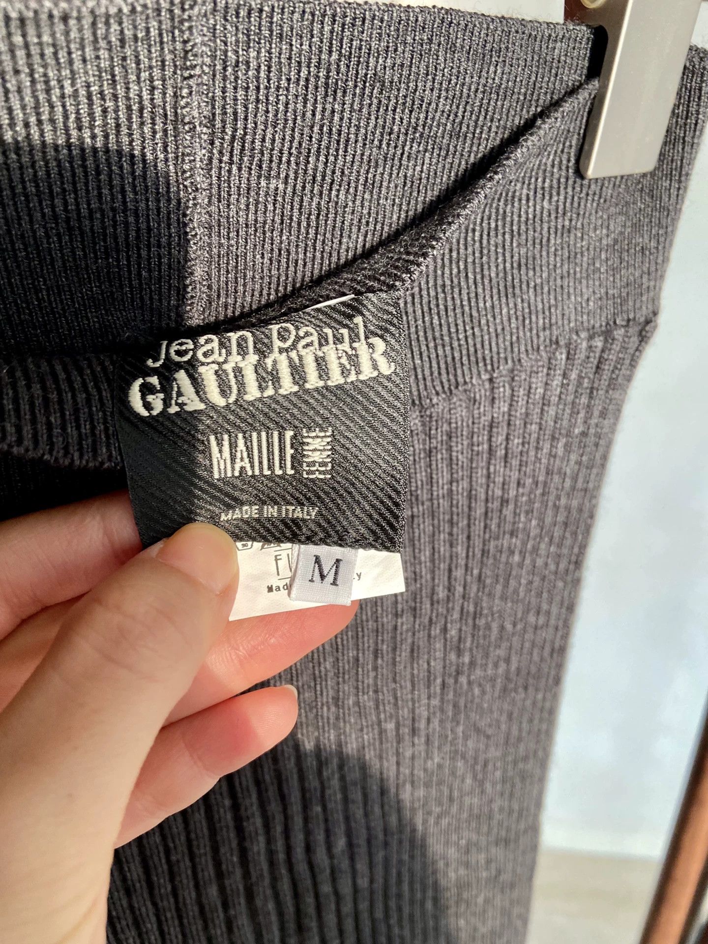 Jean Paul Gaultier Jean Paul Gaultier Virgin Wool Knit Pants M 98 New Size 27" / US 4 / IT 40 - 4 Thumbnail