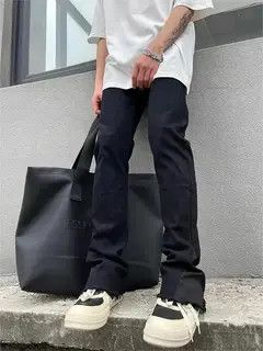 VIBE Rough Edge Fringe Flare jeans Size US 28 / EU 44 - 3 Thumbnail