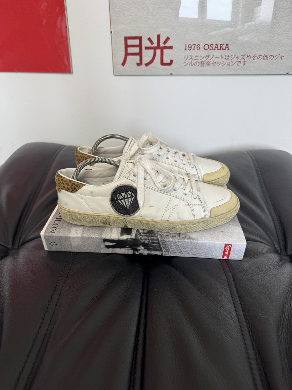 Saint Laurent Paris Saint Laurent Paris SL37 Diamond Patch Surf Lowtop Sneakers Size US 7 / EU 40 - 6 Thumbnail