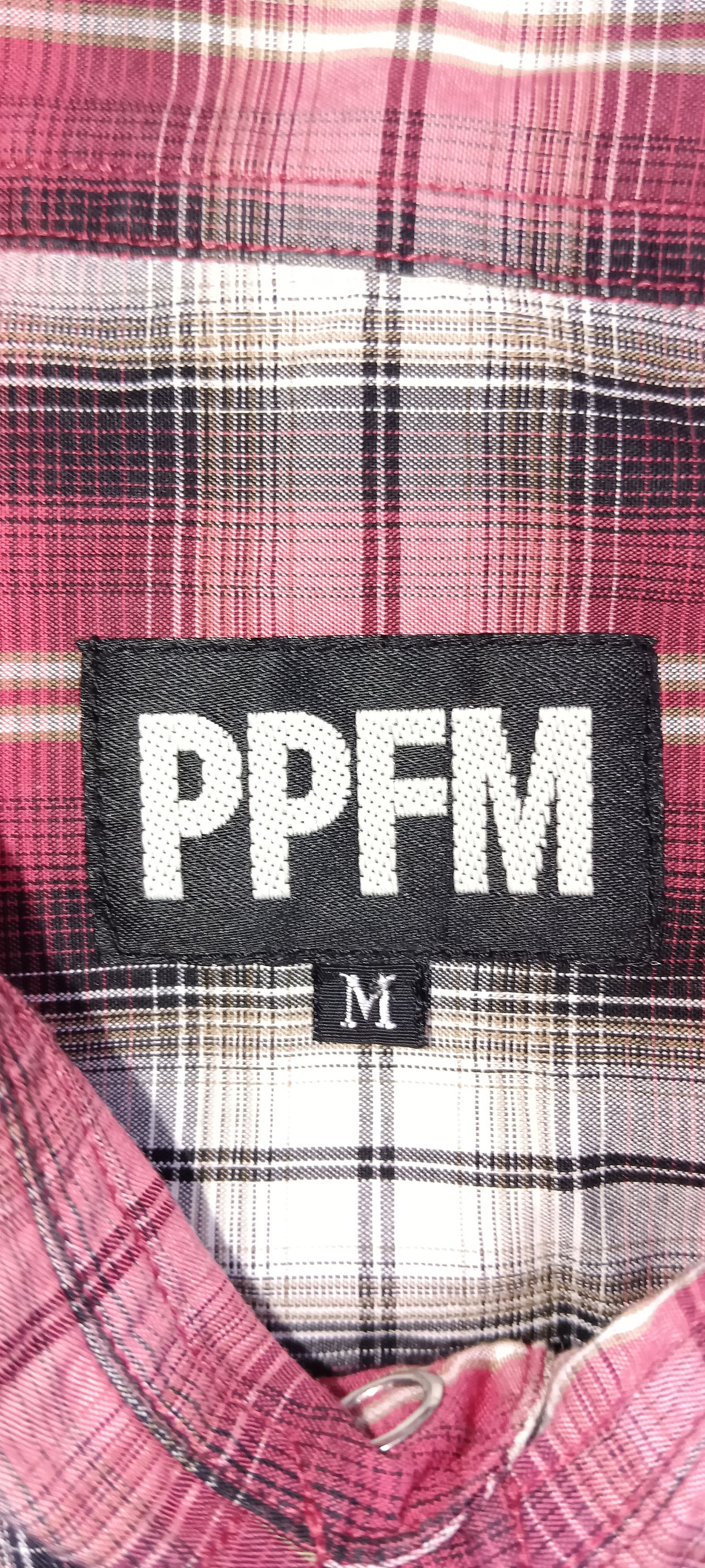 PPFM Punk Checkered Button Ups Shirt