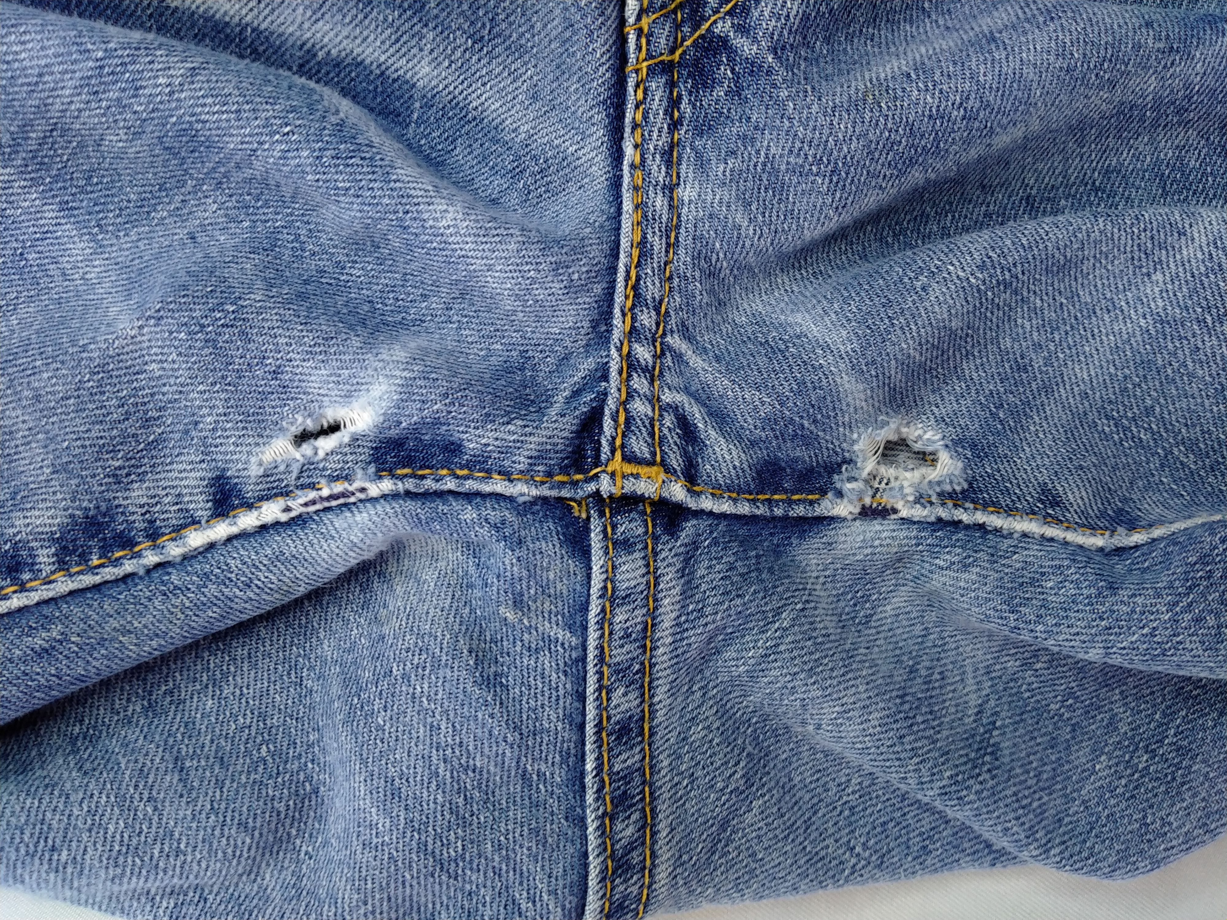 Levi's Blue Wash Vintage Levi's 505 Jeans 31x28.5 Denim JN963 Size US 31 - 11 Thumbnail