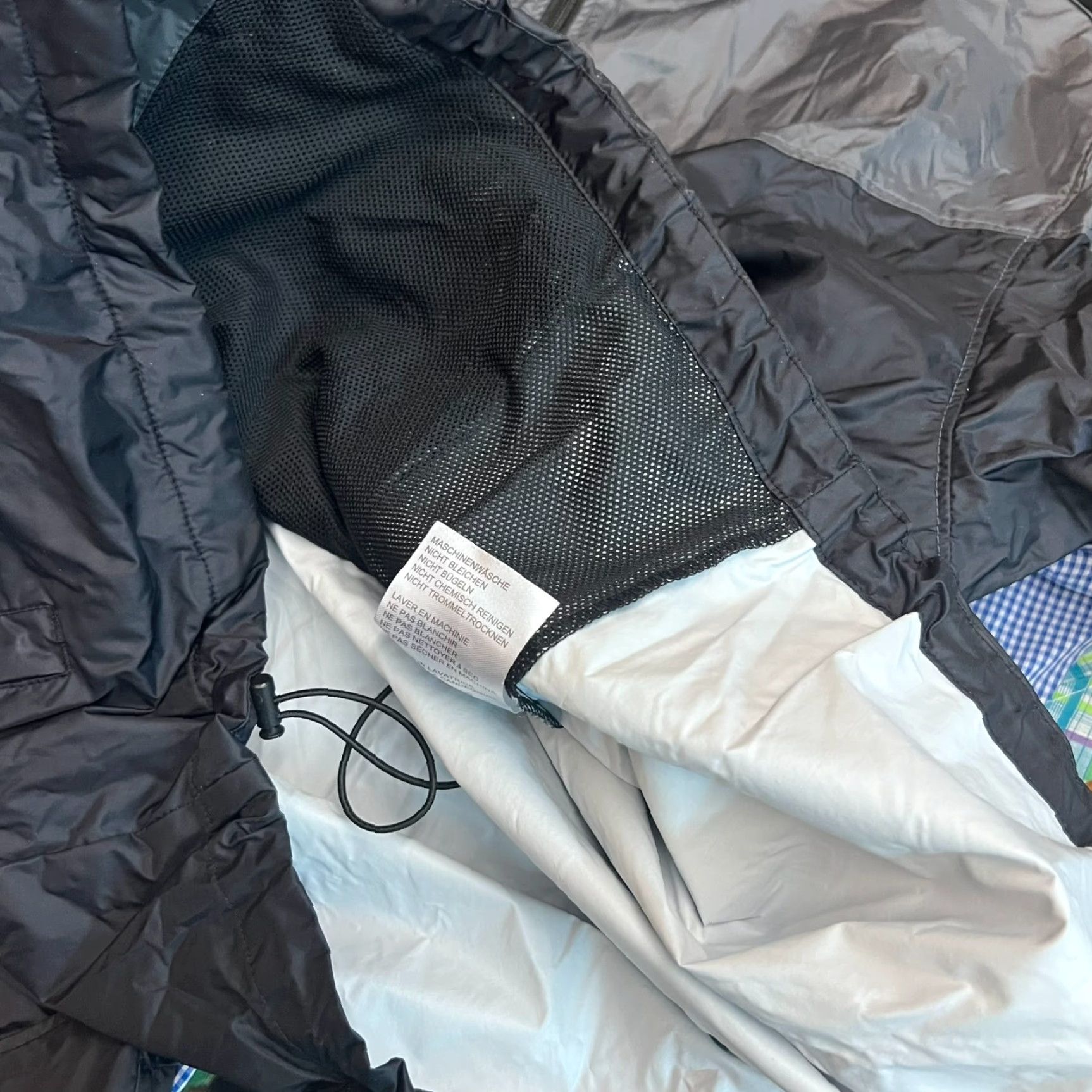 Vintage NAVISKIN Men's Lightweight Packable Windbreaker Jacket XL Black Water Repellent Size US XL / EU 56 / 4 - 7 Thumbnail