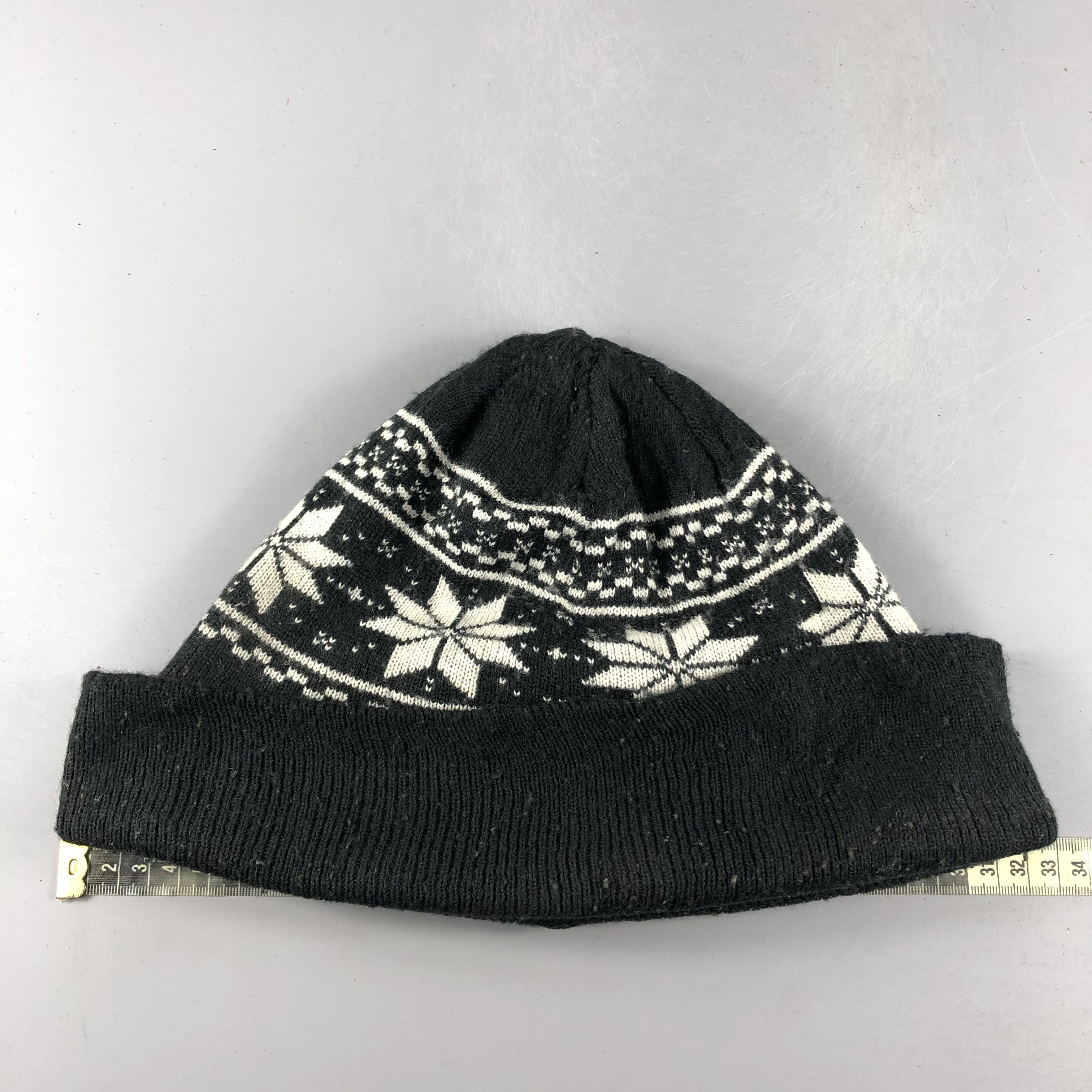 Japanese Brand × Vintage Unknown Fair Isle Beanie Snow Hat Snow Cap -D320 Size ONE SIZE - 3 Thumbnail