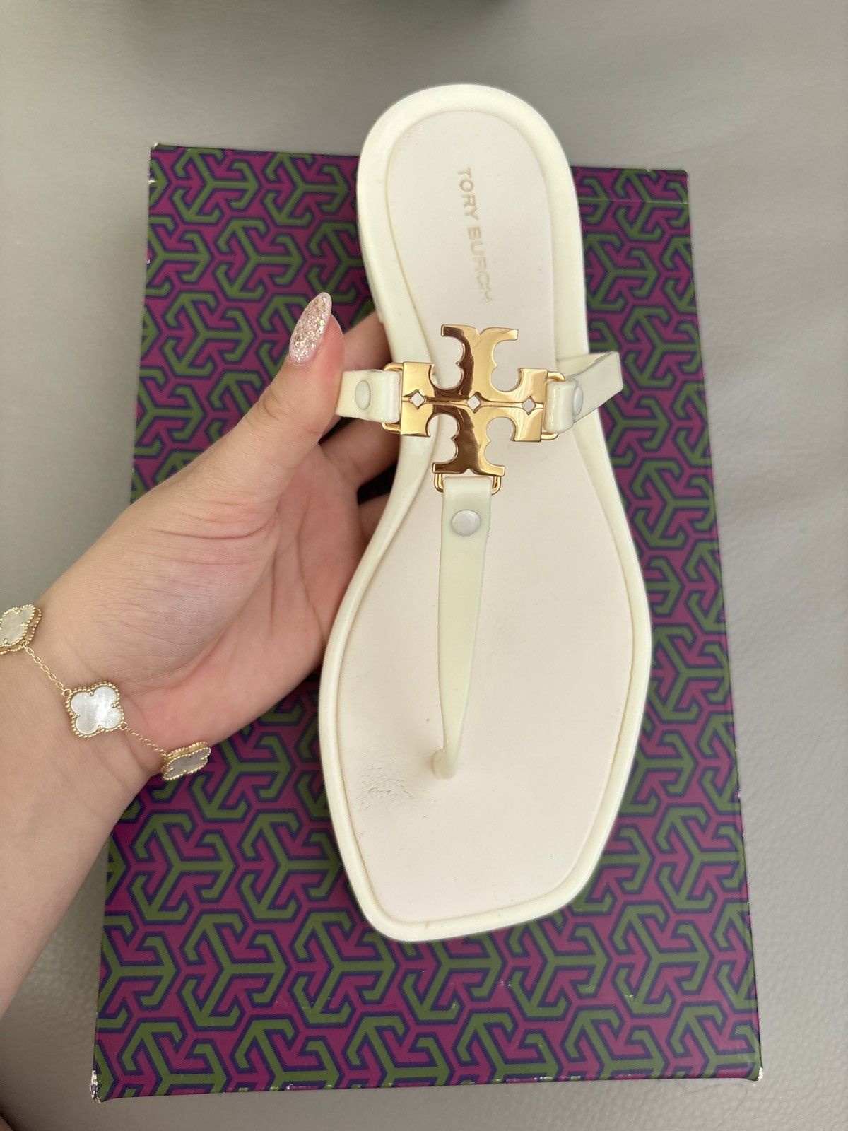 Tory Burch ROXXANE JELLY-TPU Size US 5 / IT 35 - 3 Thumbnail
