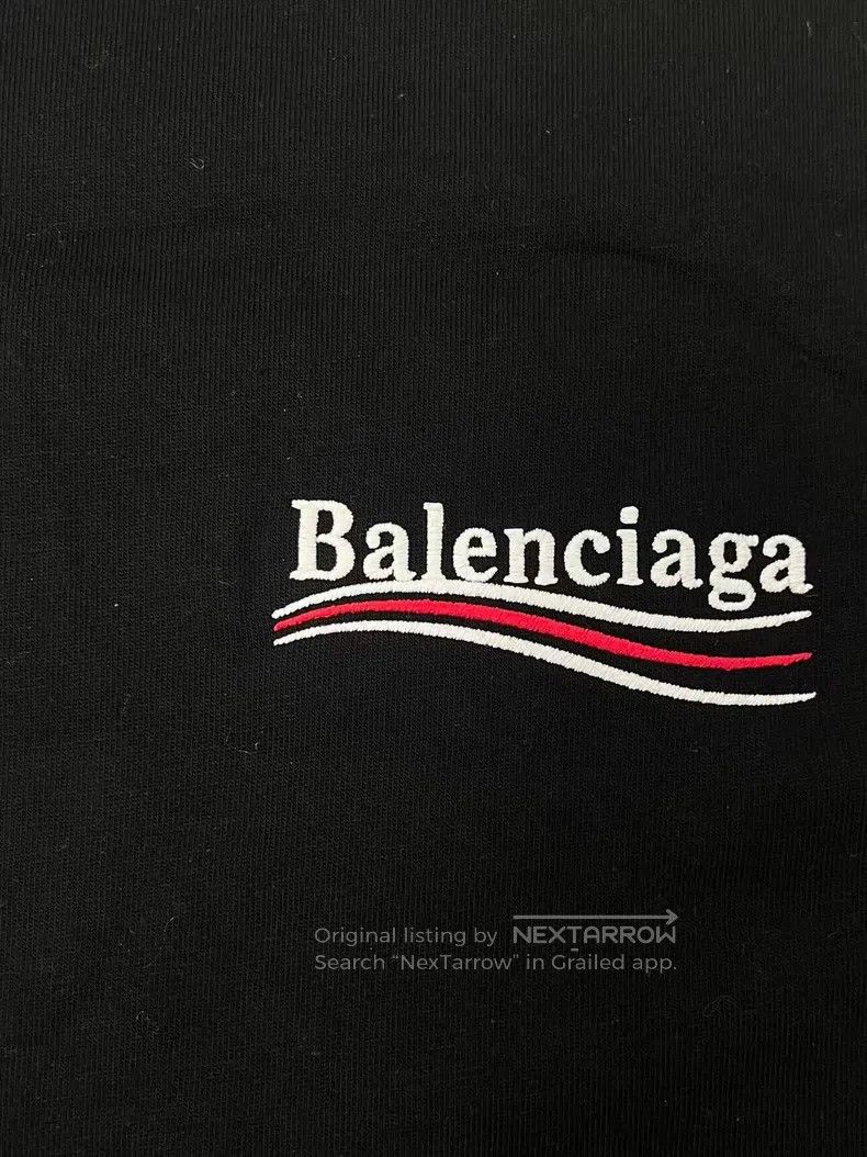 Balenciaga Balenciaga Cola Embroidered Loose Fit Short Sleeve T-Shirt Size US M / EU 48-50 / 2 - 3 Thumbnail