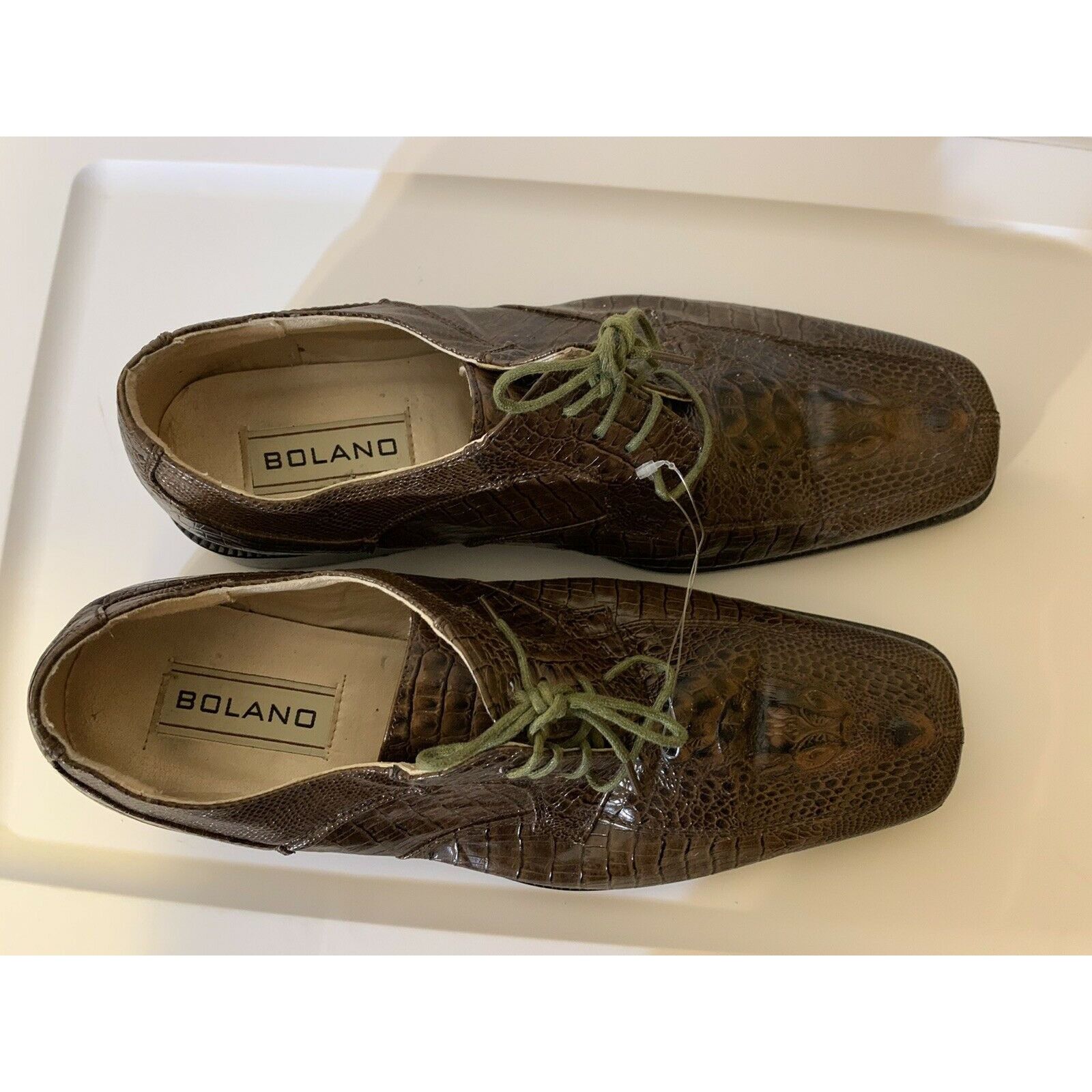Other Bolano Faux Snake Skin Trim Printed Men’s Sz 12 Lace Up Oxfo Size US 12 / EU 45 - 5 Thumbnail