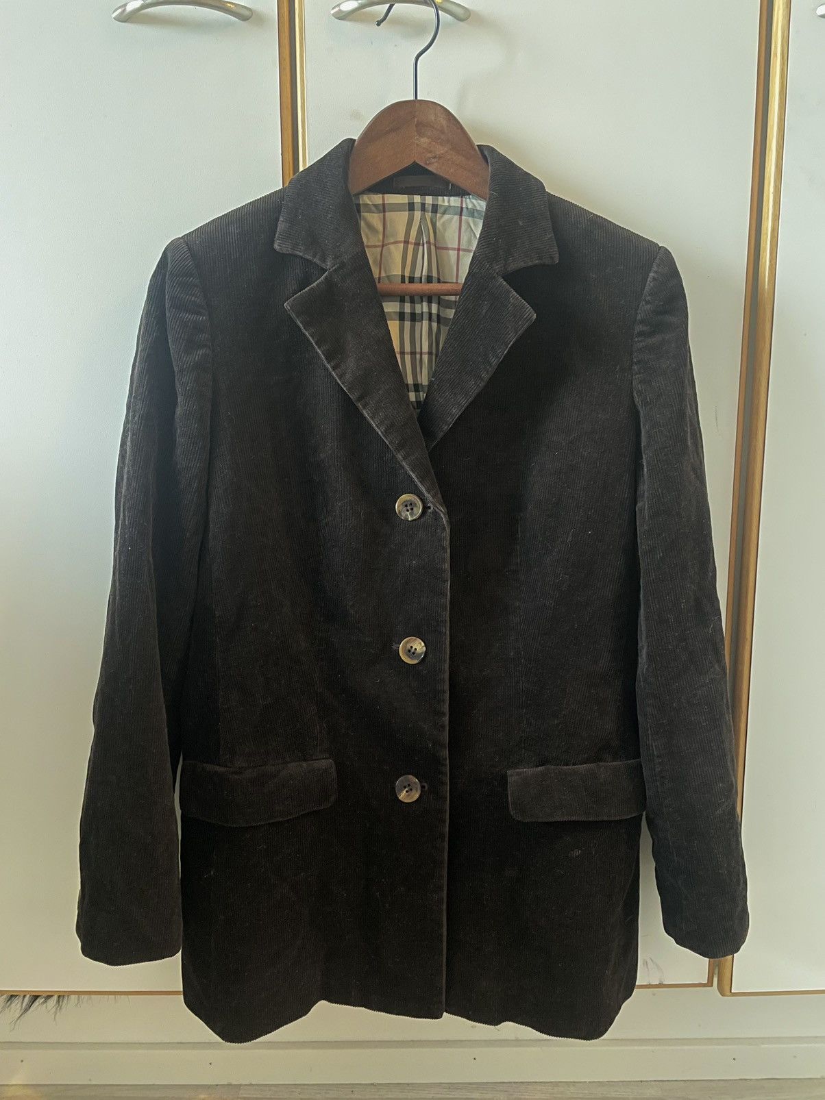 Burberry Burberry brown cotton blazer Size US S / EU 44-46 / 1 - 2 Thumbnail