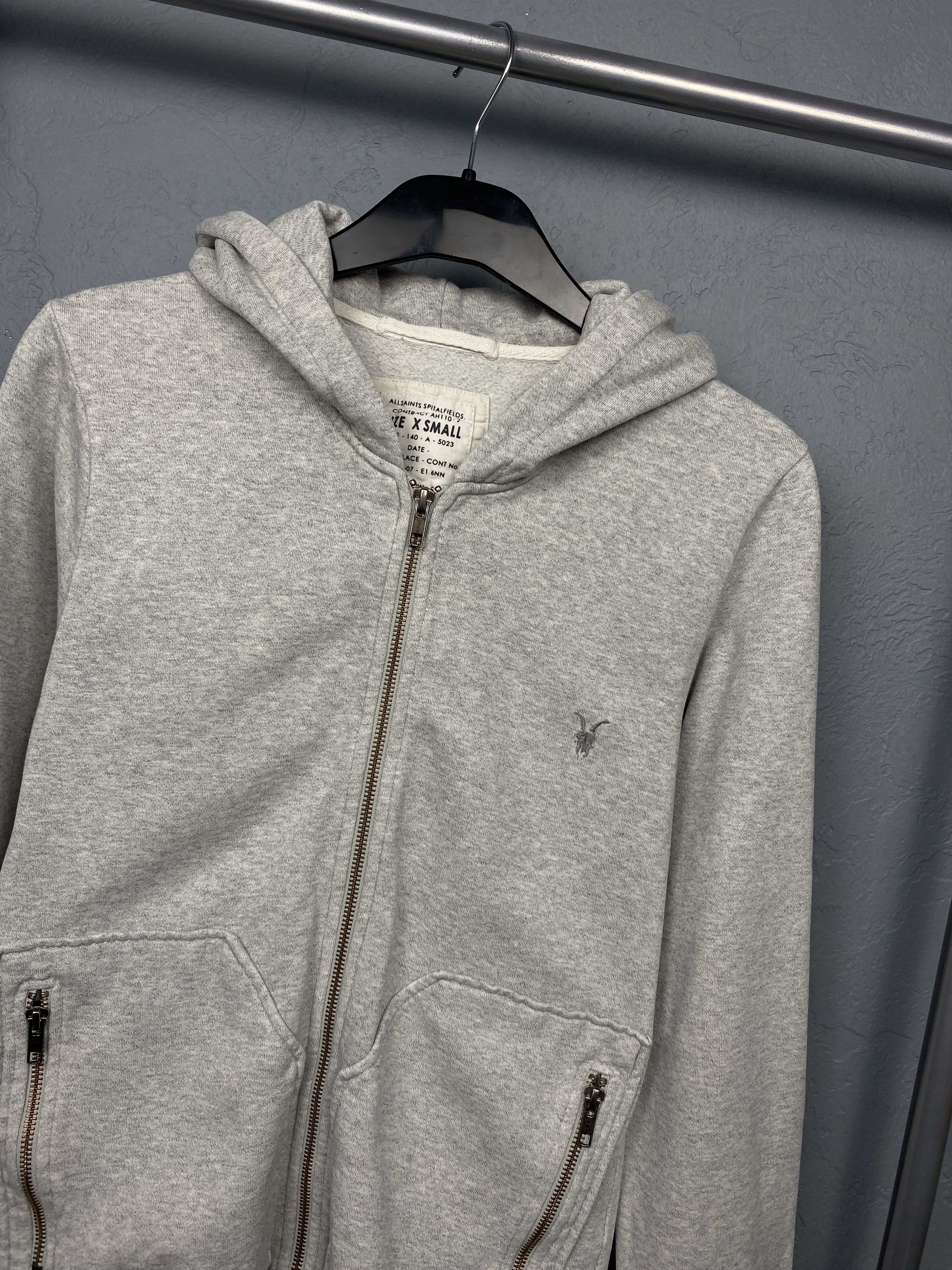 Allsaints × Vintage Allsaints Vintage Mens Suspend Full Zip Hoody Size US XS / EU 42 / 0 - 2 Thumbnail