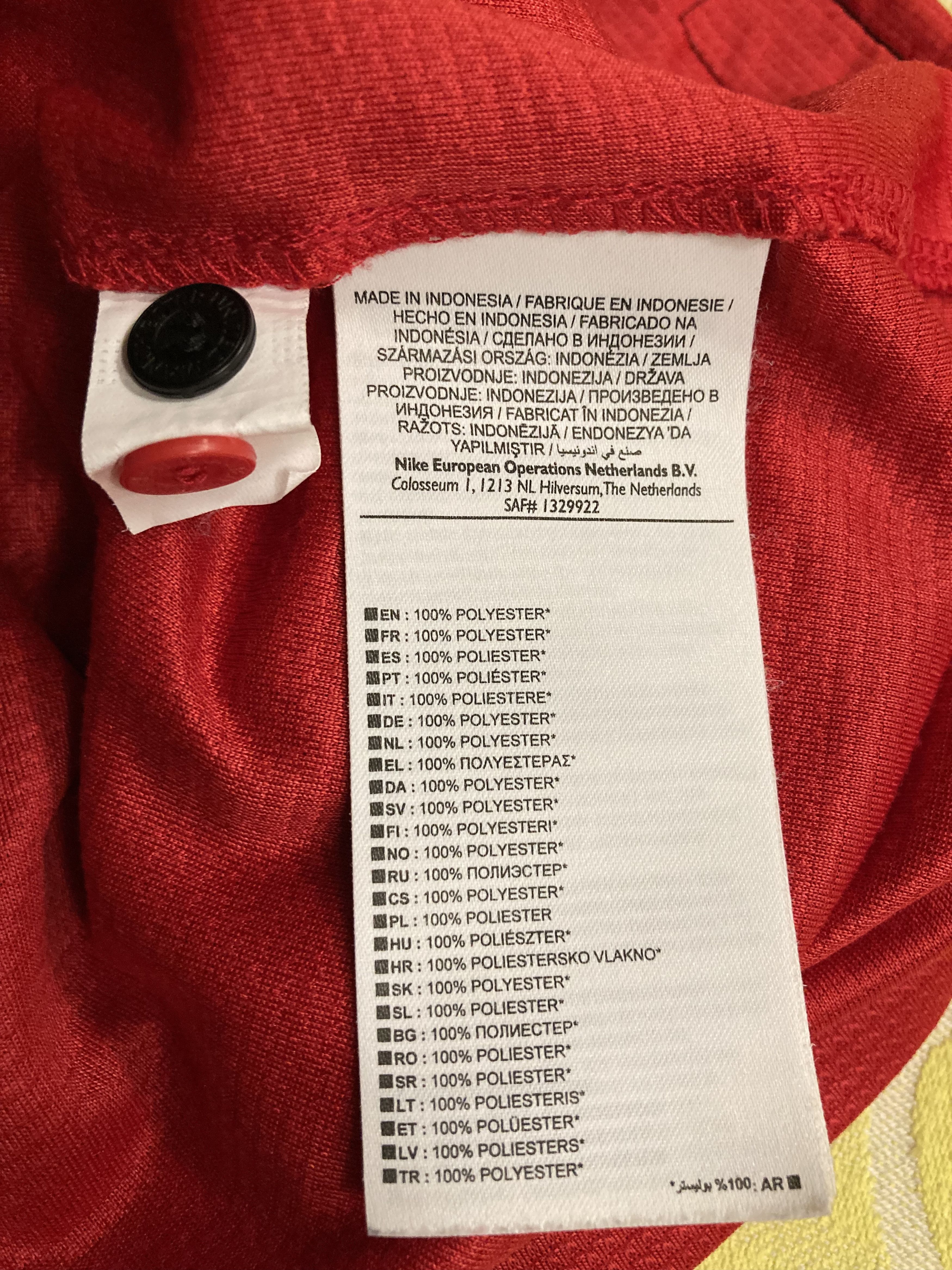 Other Nike Manchester United 2013-14 Home Soccer Football Jersey Size US M / EU 48-50 / 2 - 8 Thumbnail