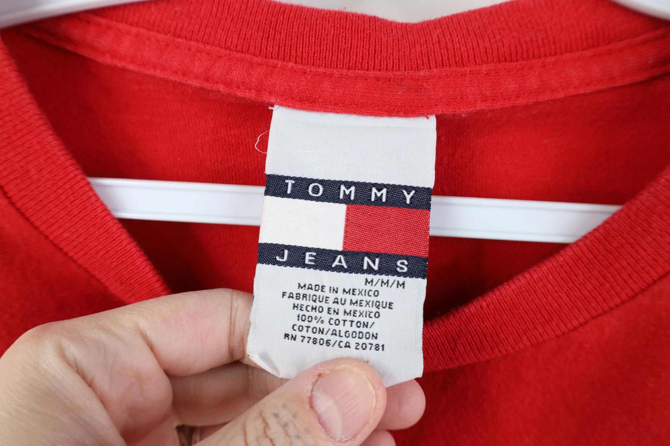 Tommy Hilfiger Vintage Y2K 2002 Tommy Hilfiger USA Flag Long Sleeve T-Shirt Size US M / EU 48-50 / 2 - 12 Thumbnail