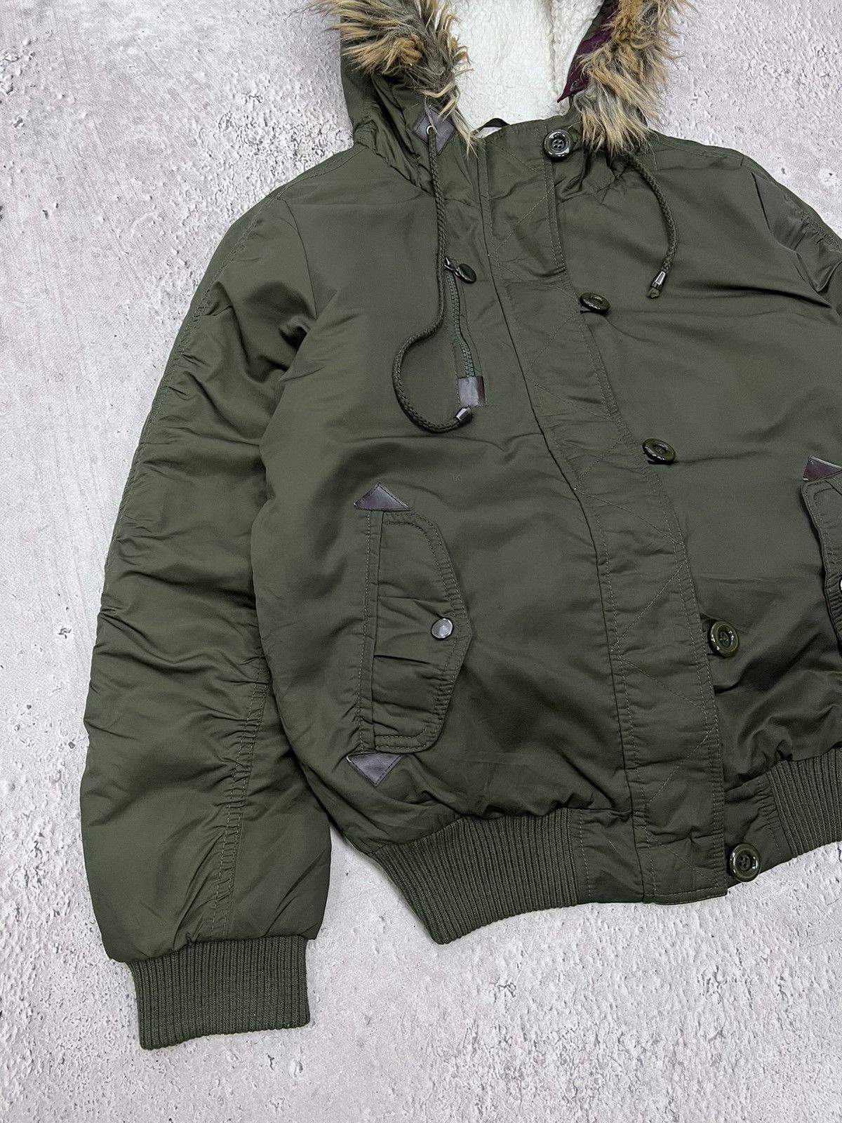 Hysteric Glamour × If Six Was Nine × Le Grande Bleu (L.G.B.) Japanese Punk Grunge Fur bomber STUDDED JACKET opium style Size US M / EU 48-50 / 2 - 2 Thumbnail