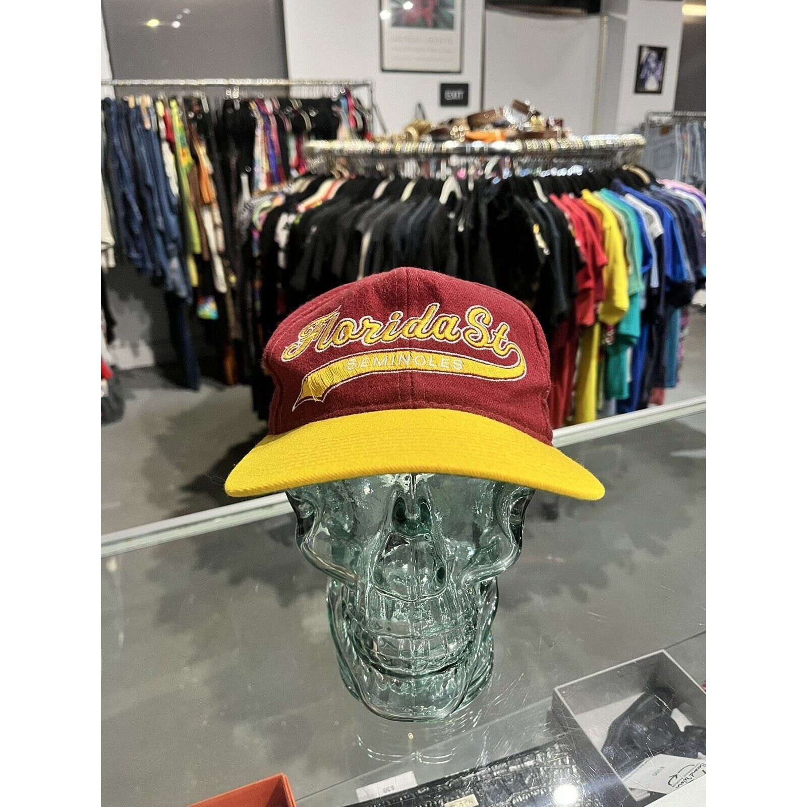 Starter 90s Starter Wool Florida State Seminoles Script Logo Hat 