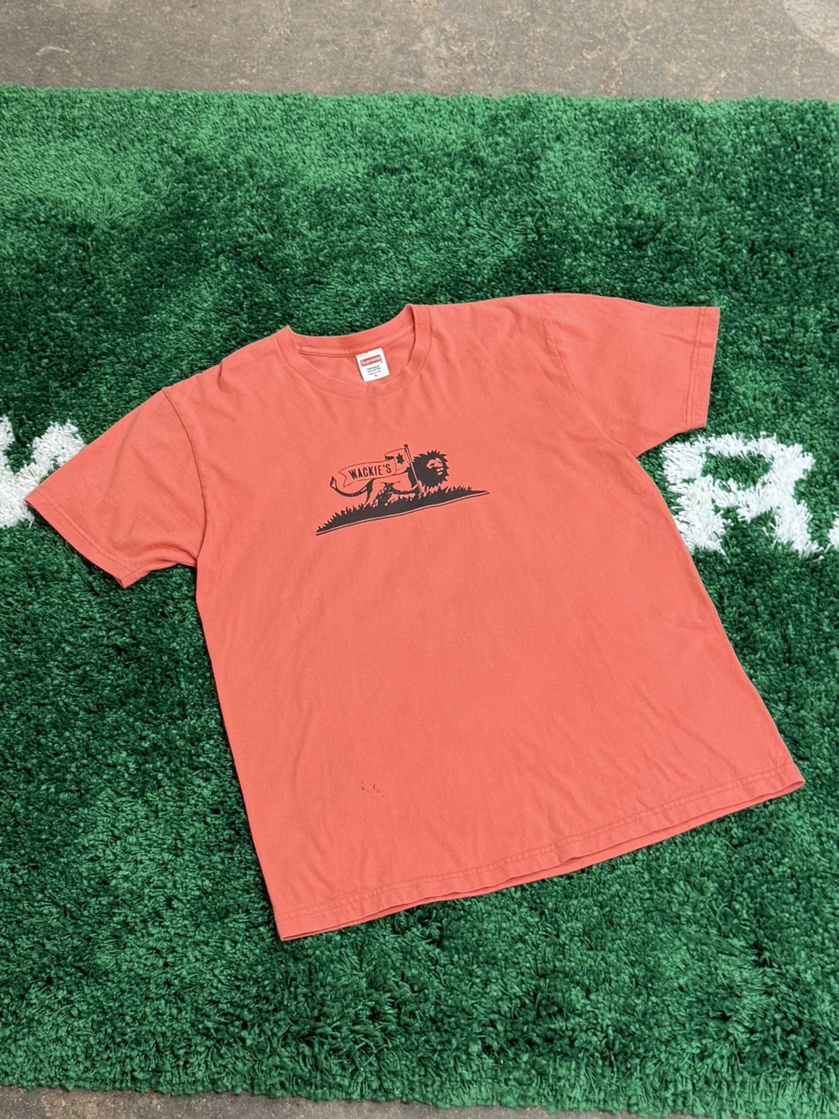 Supreme × Vintage 2013 Supreme x Wackies Records Lion Store Box Logo Tee XL Size US XL / EU 56 / 4 - 5 Thumbnail