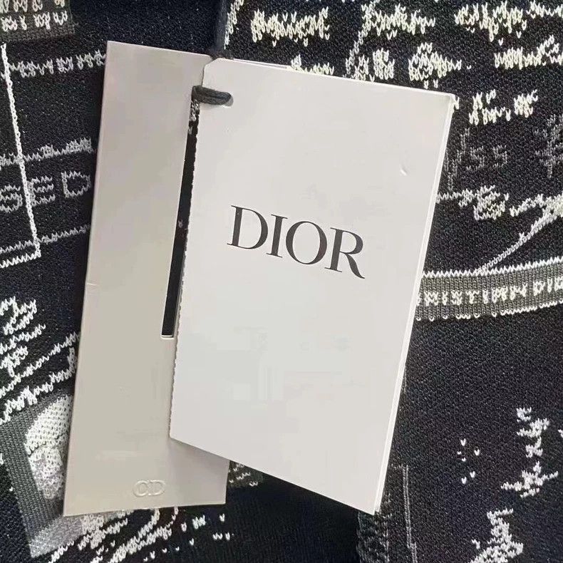 Dior Black Knit Logo Sweater by Dior-2506 Size US S / EU 44-46 / 1 - 4 Thumbnail