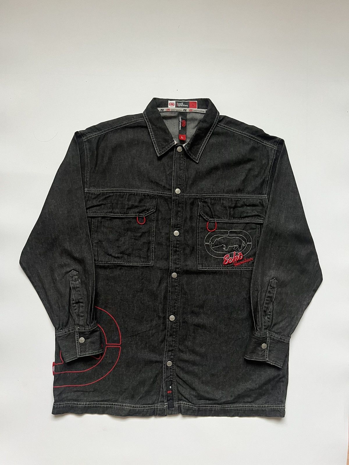 Ecko Unltd. Ecko Unltd. Function 72 Denim Shirt Size US L / EU 52-54 / 3 - 1 Thumbnail