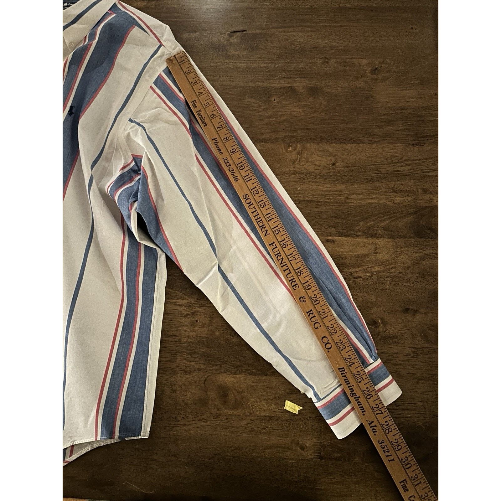 Lauren Ralph Lauren Vintage Ralph Lauren Button Down Striped Shirt XXL 80s Retro Size US XXL / EU 58 / 5 - 8 Thumbnail