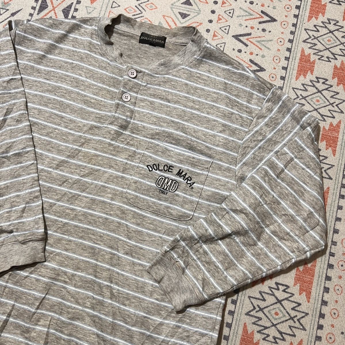 Designer × Other Italian Designer Stripe Long Sleeves Tee Size US M / EU 48-50 / 2 - 1 Thumbnail