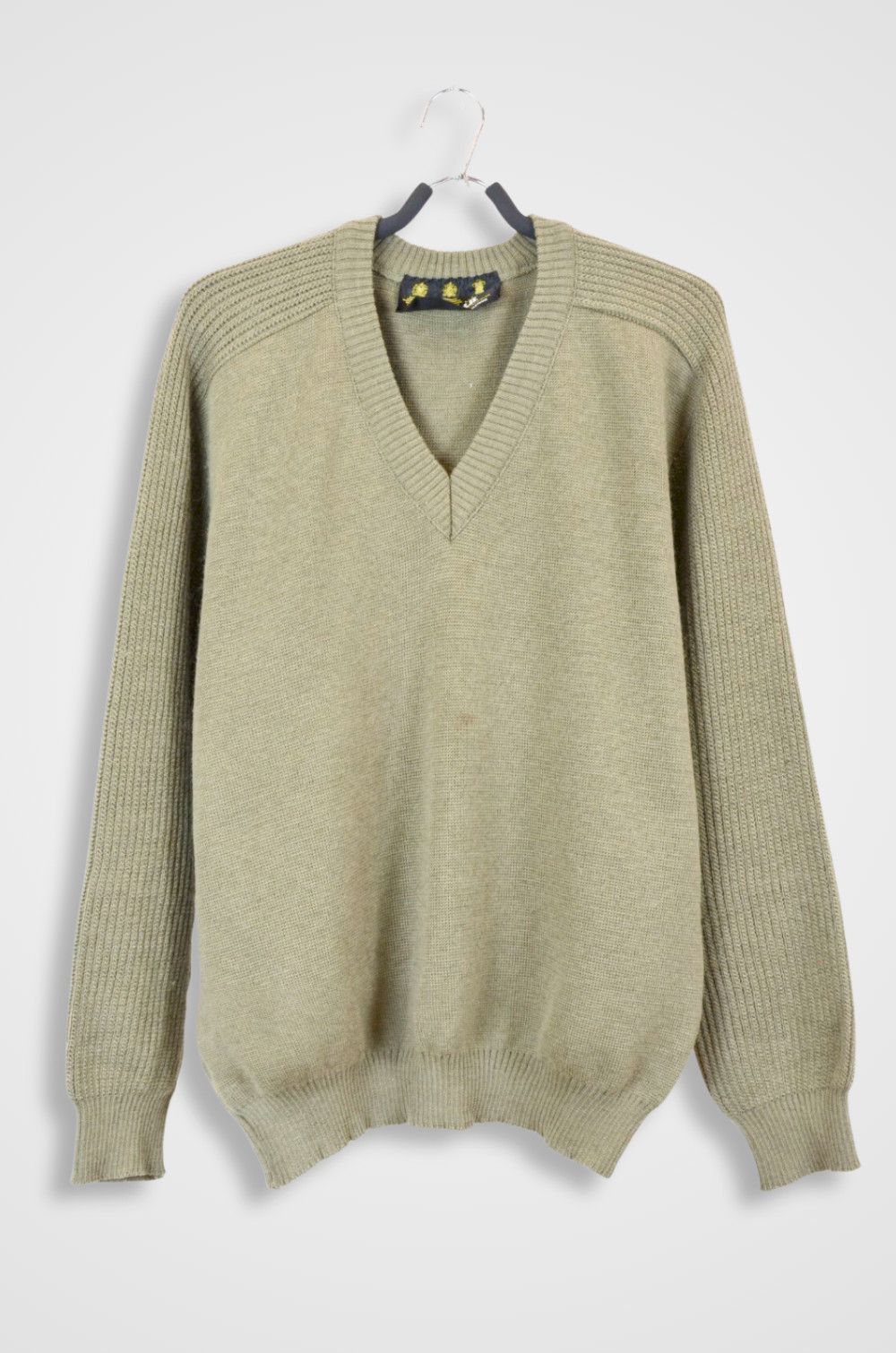 Barbour Barbour Military Wool Sweater – Olive Green - Size L Size US L / EU 52-54 / 3 - 1 Thumbnail