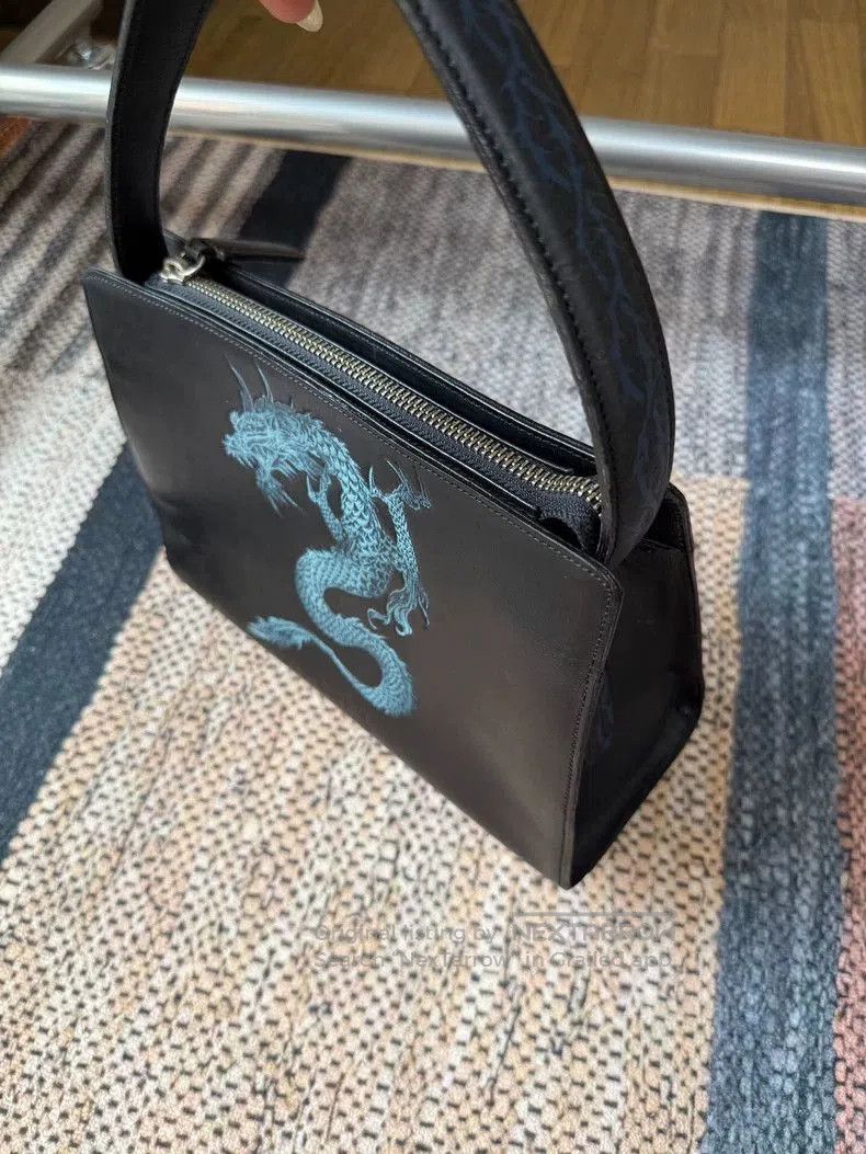 Jean Paul Gaultier Jean Paul Gaultier Blue Dragon Underarm Bag. Size ONE SIZE - 4 Thumbnail