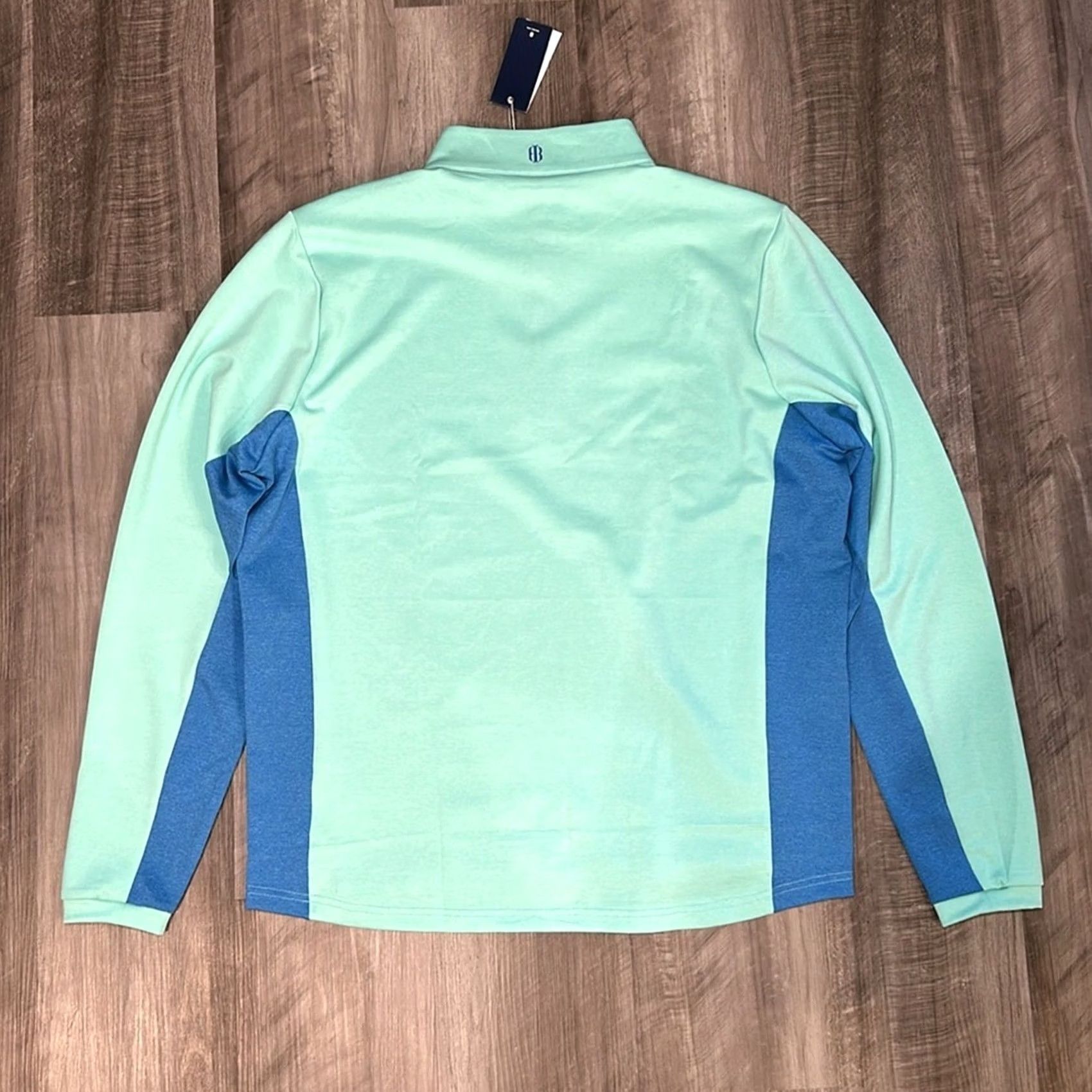 Vintage Holderness & Bourne Dry Luxe Performance Tailored Fit Quarter Zip Large Men Sweatshirt Green Size US L / EU 52-54 / 3 - 3 Thumbnail