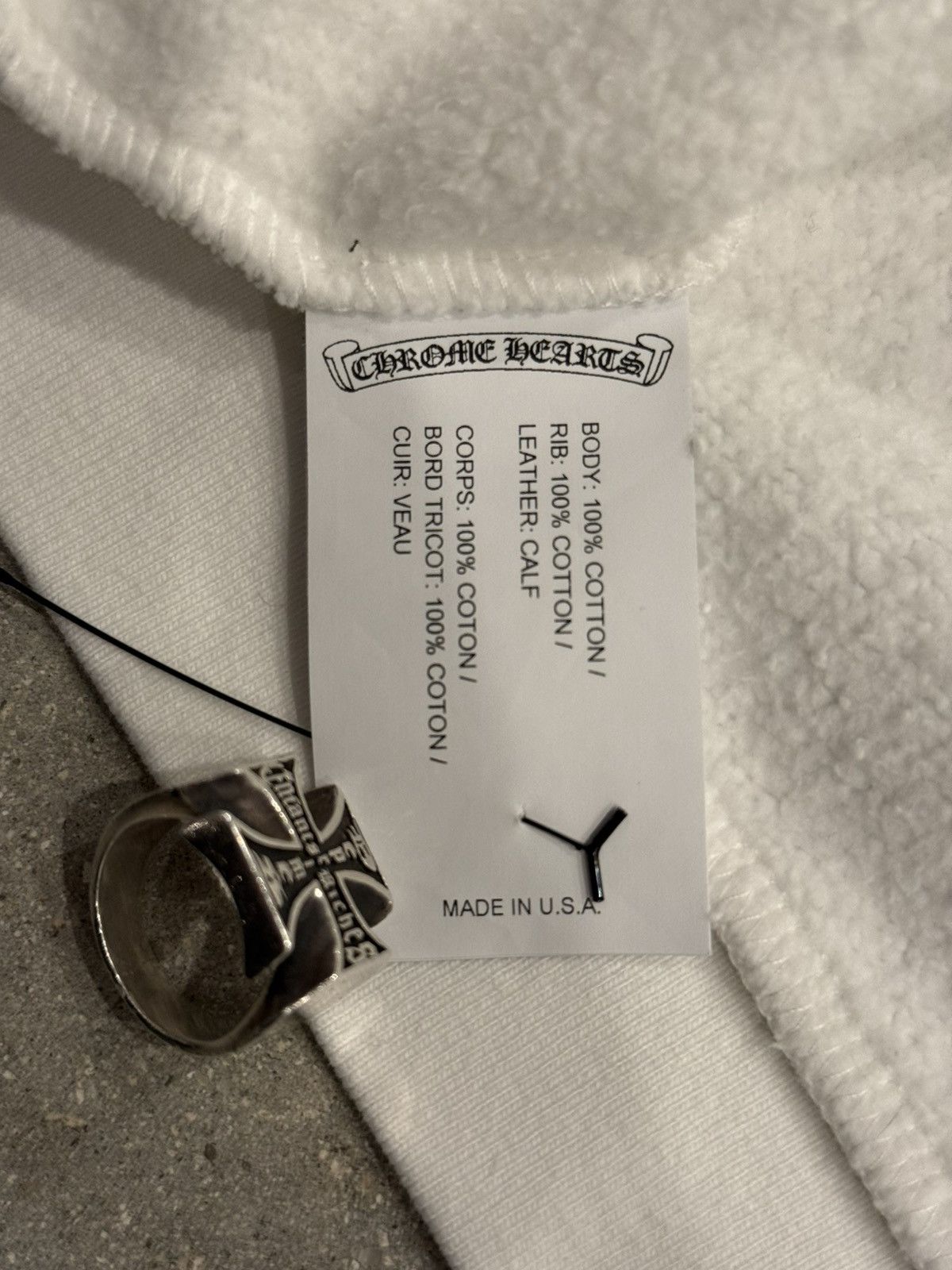 Chrome Hearts Chrome Hearts Leopard And White Patch Crewneck Size US S / EU 44-46 / 1 - 7 Thumbnail