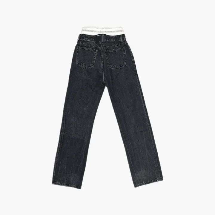 Alexander Wang Alexander Wang SS22 Fitted Gray Denim Pants - Size 24" / US 00 / IT 34 - 1 Thumbnail