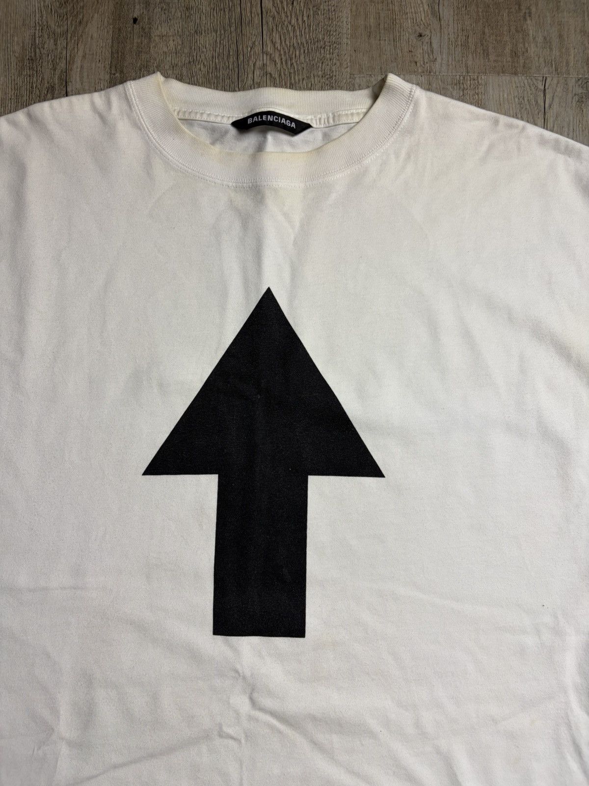 Balenciaga Arrow wifi oversized t shirt Size US XL / EU 56 / 4 - 3 Thumbnail